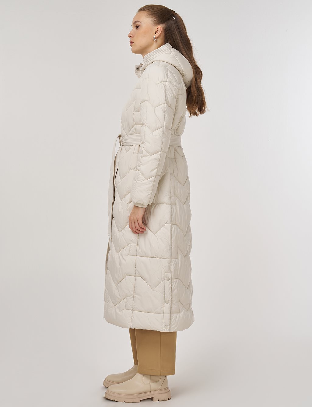 Pocket-Detail Anorak Jacket Ecru