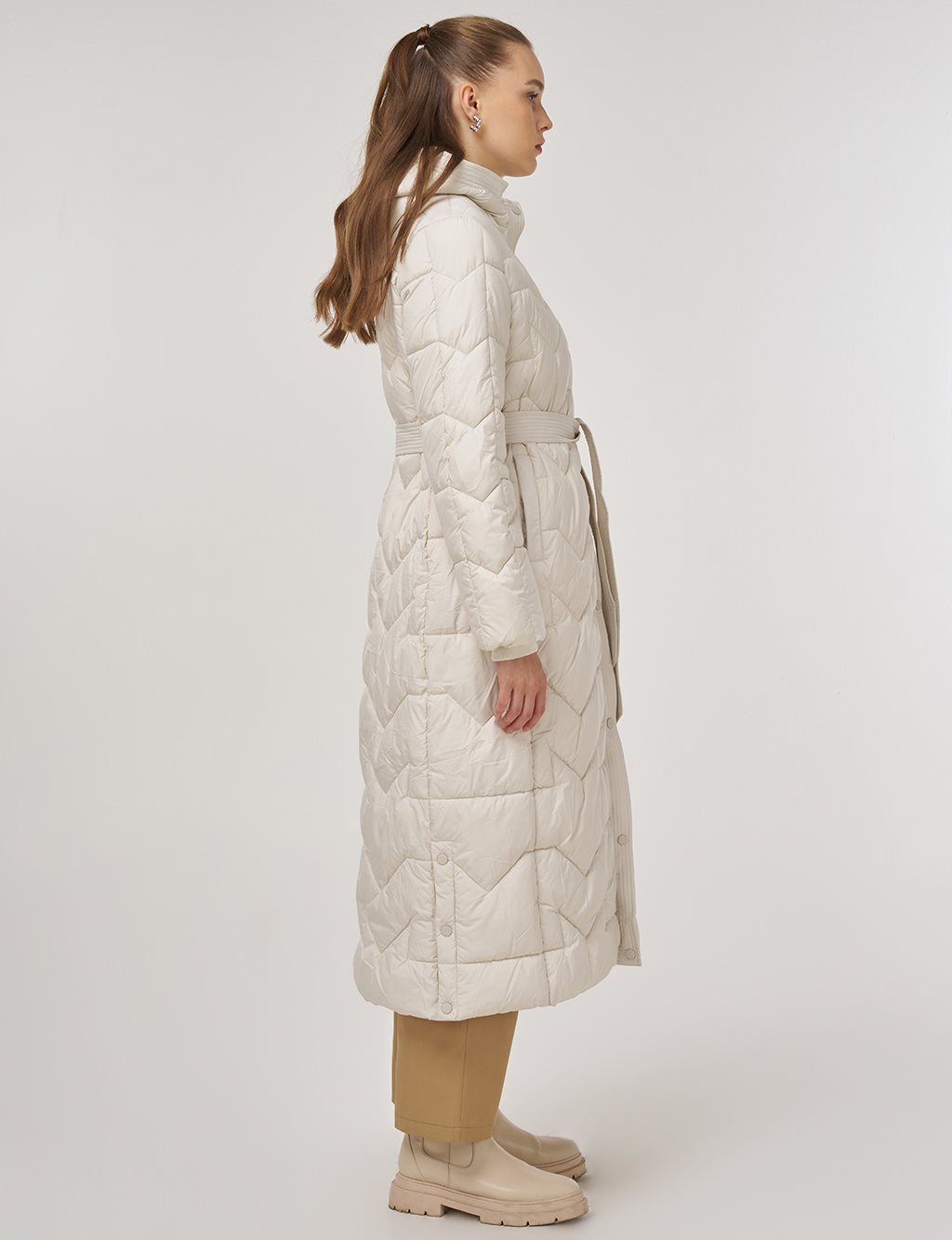 Pocket-Detail Anorak Jacket Ecru