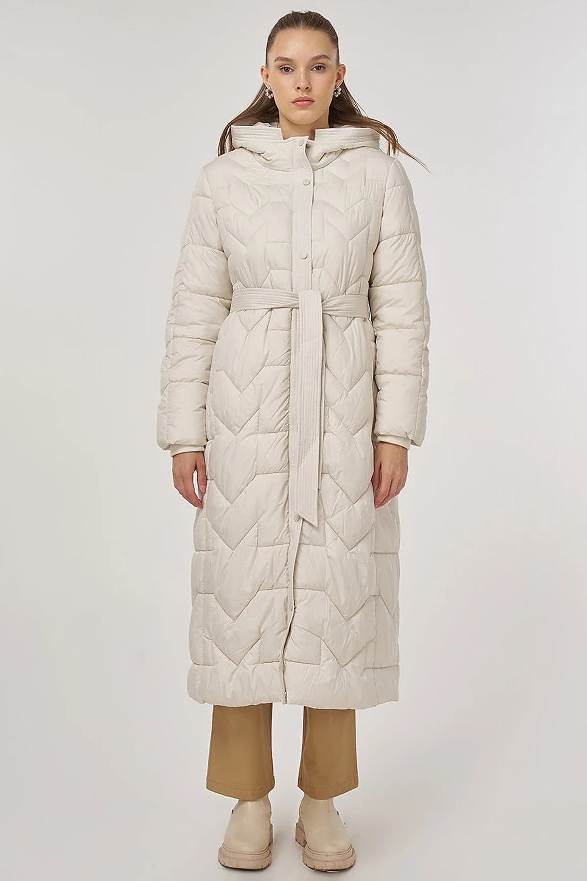 Pocket-Detail Anorak Jacket Ecru