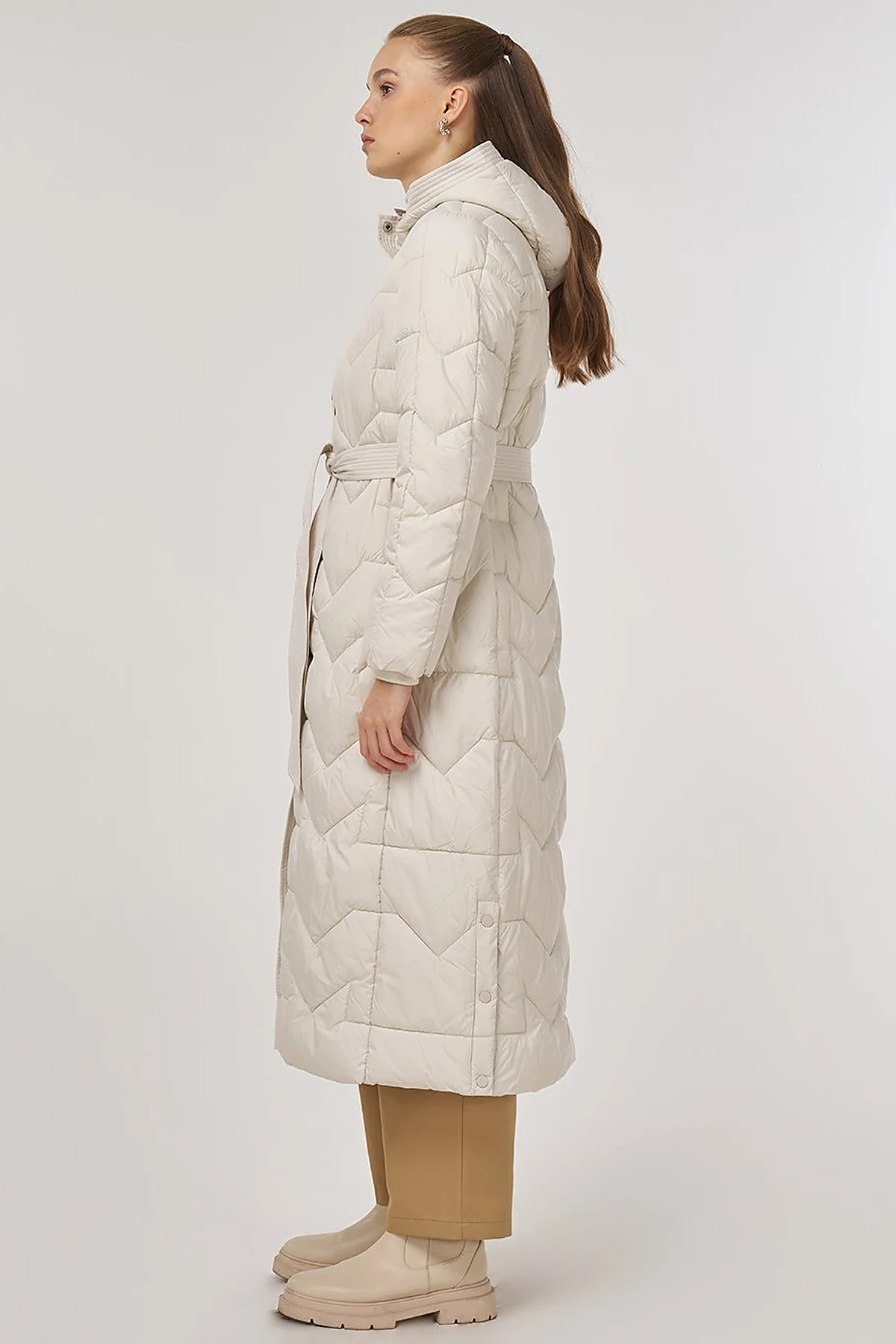 Pocket-Detail Anorak Jacket Ecru