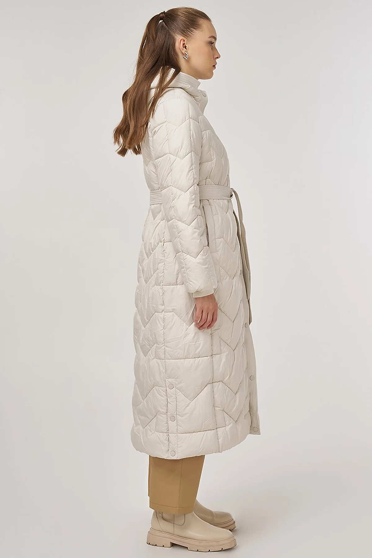 Pocket-Detail Anorak Jacket Ecru