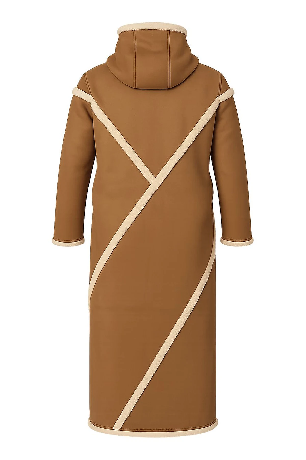 Double-Sided Plush Coat Camel
