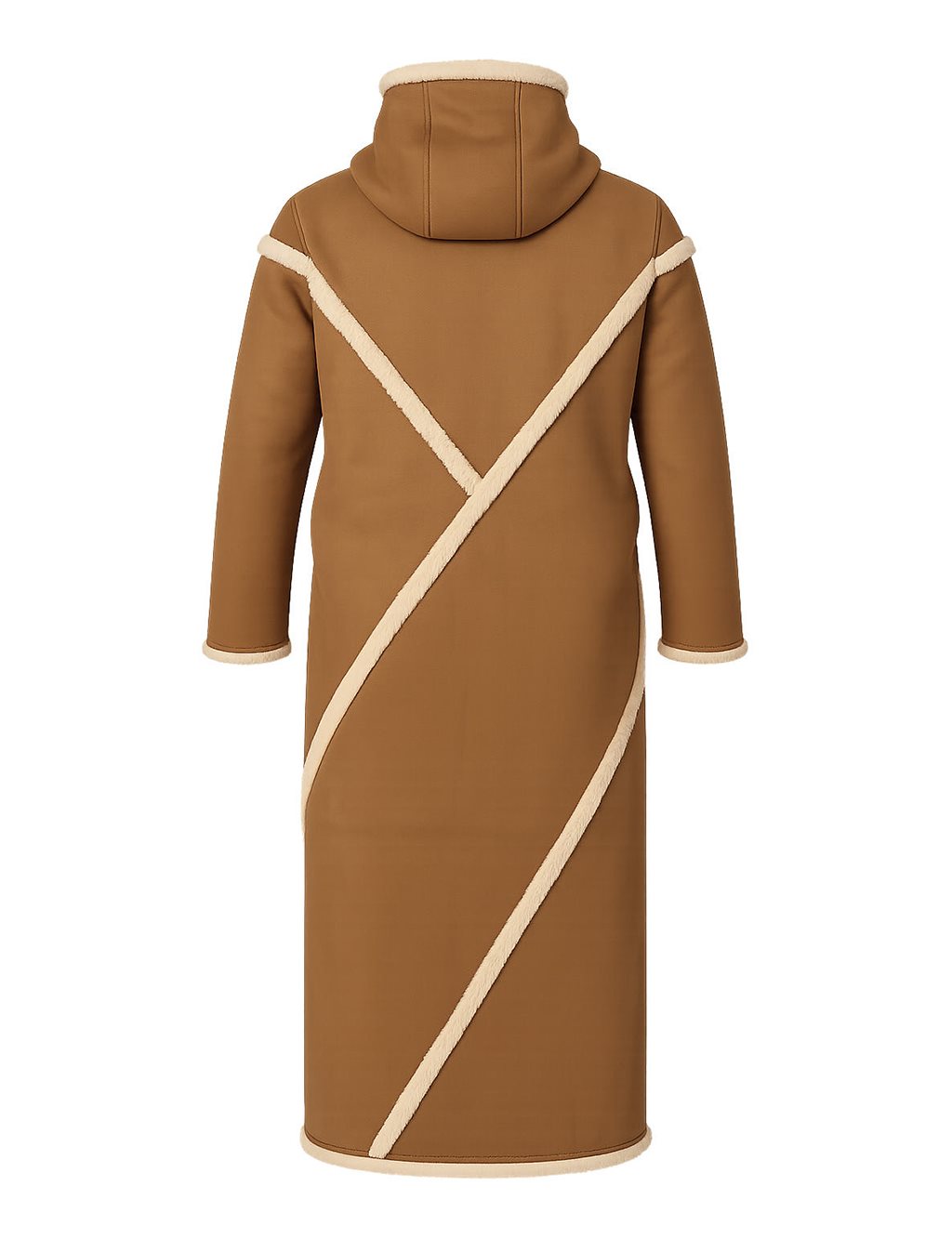 Double-Sided Plush Coat Camel