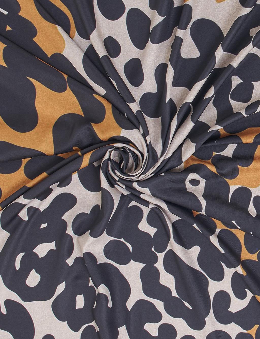 Leopard Print Scarf Cinnamon