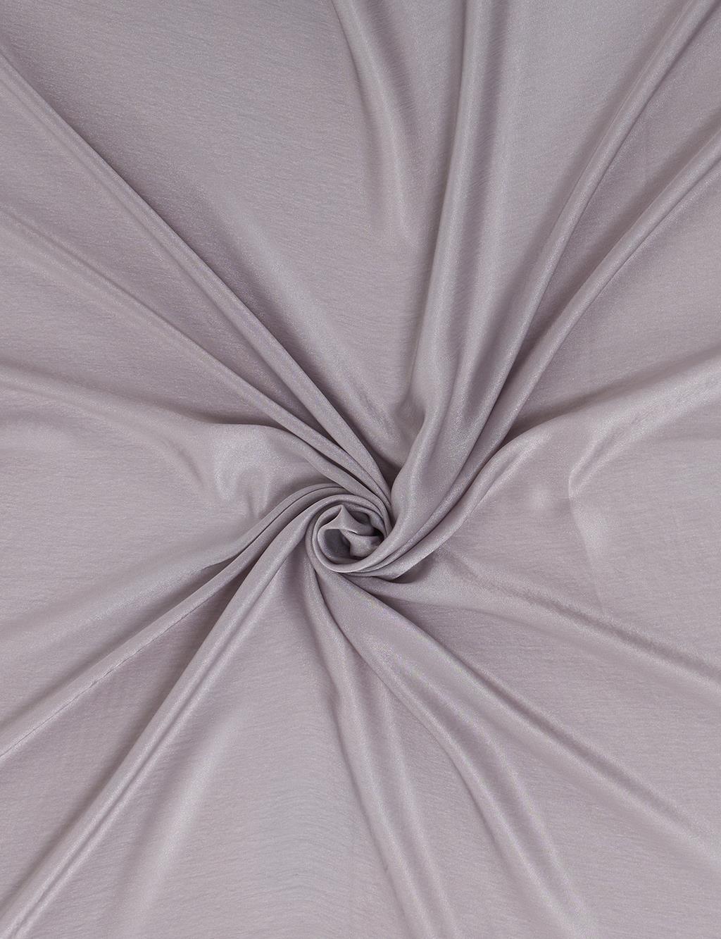 Glittery Plain Scarf in Gray