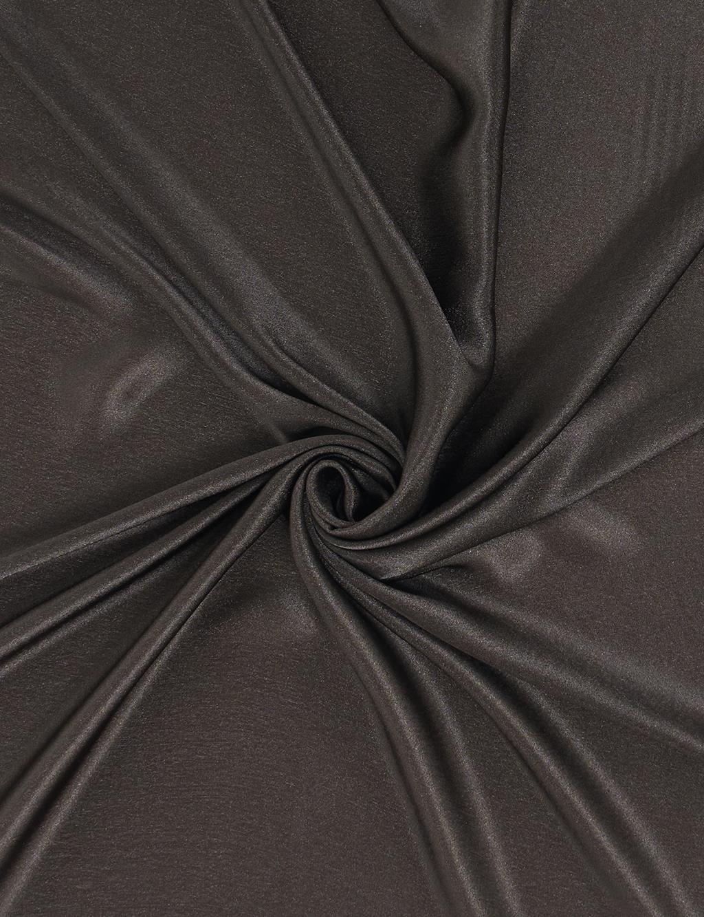 Glittery Plain Scarf in Khaki