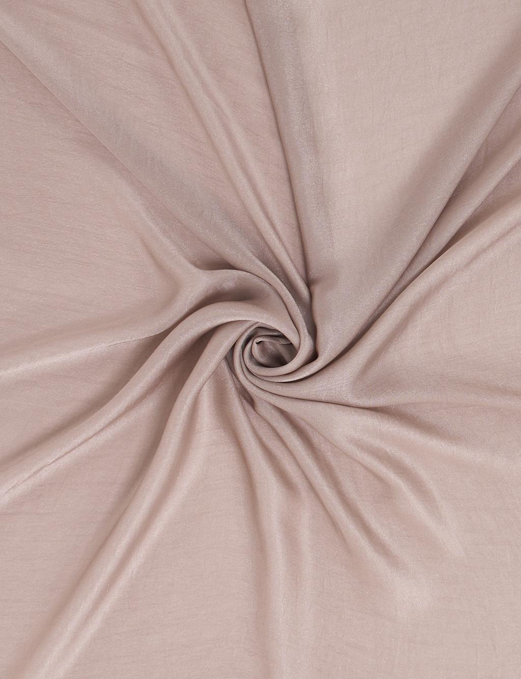 Glittery Plain Scarf in Stone