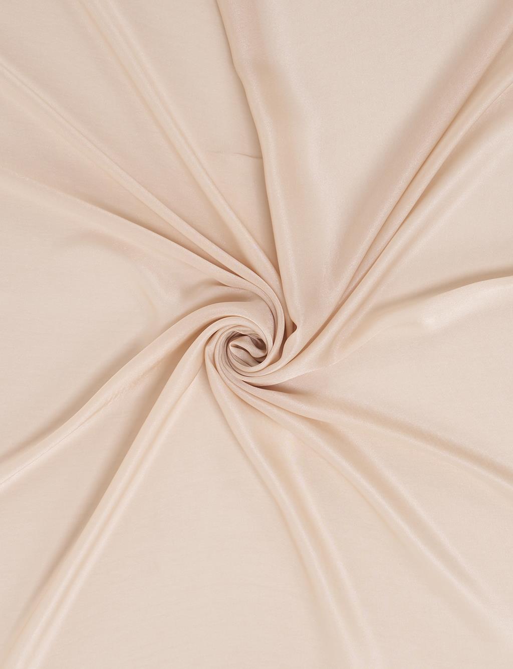 Glittery Plain Scarf in Cream