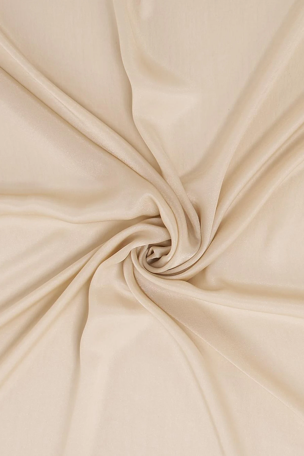 Glittery Plain Scarf in Beige