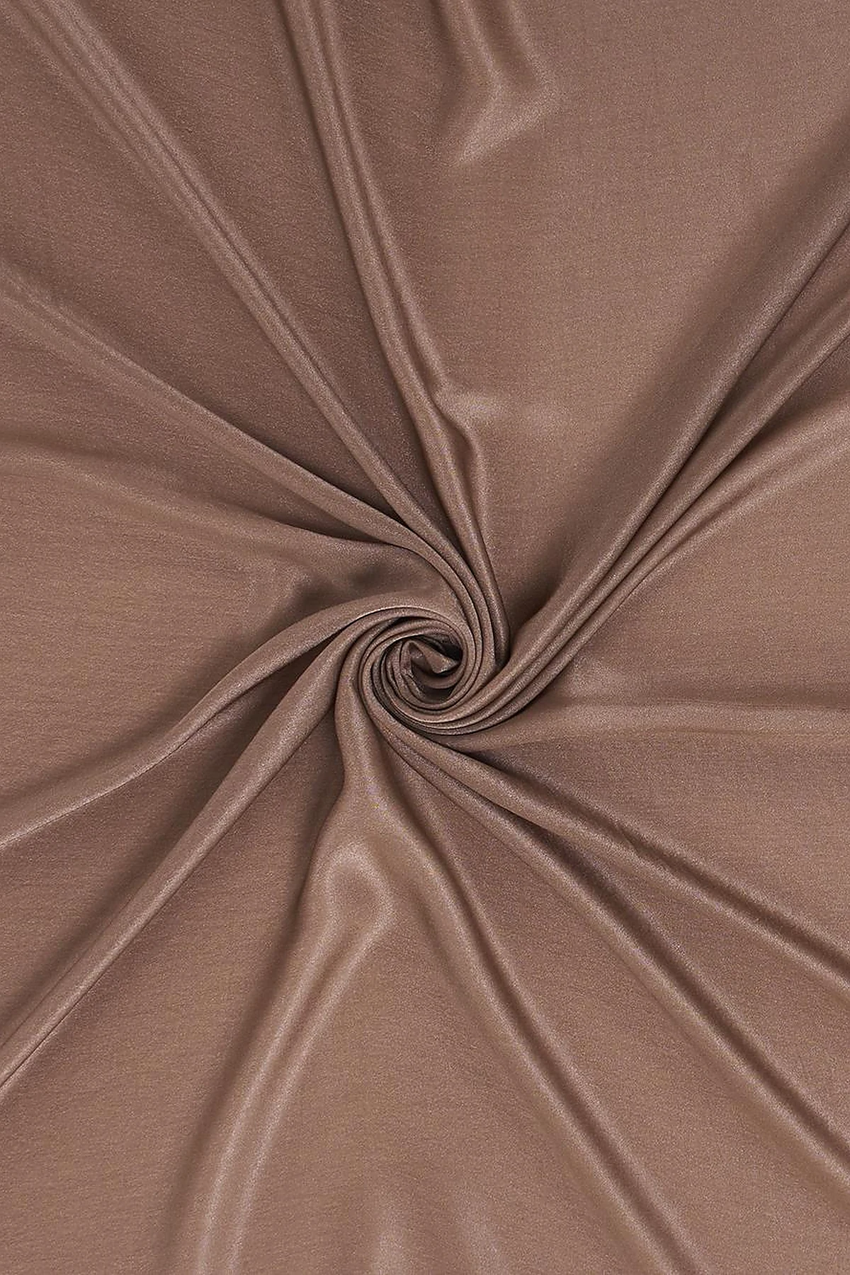 Glittery Plain Scarf in Coffee