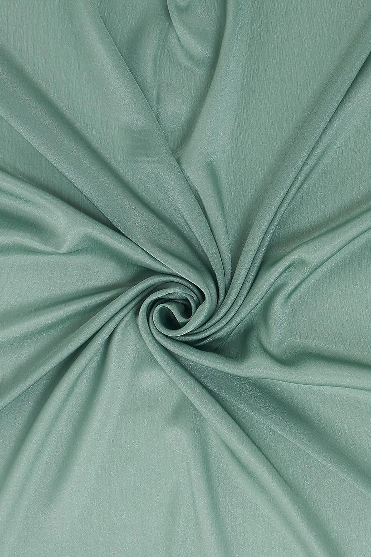 Glittery Plain Scarf in Mint