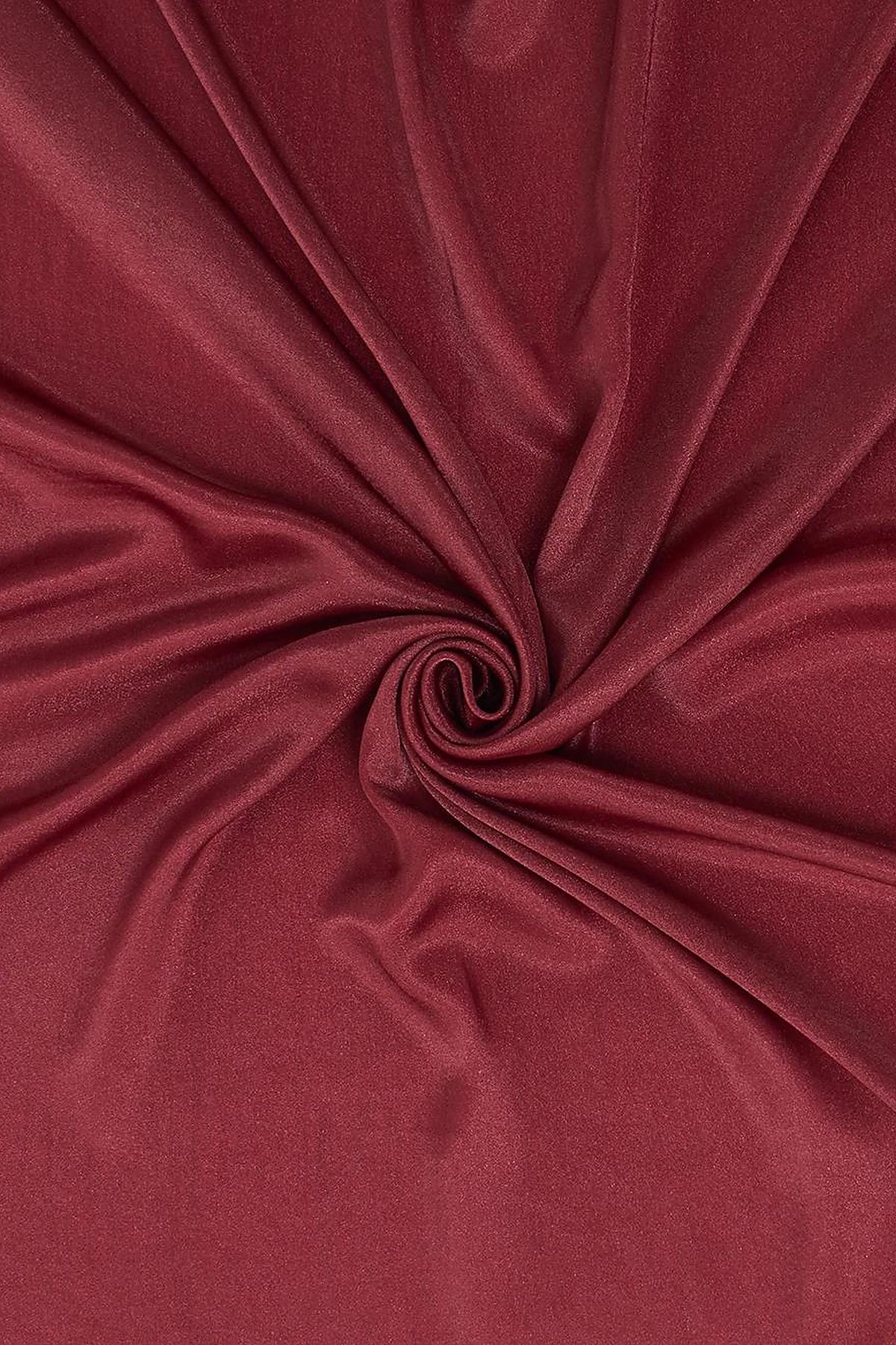 Glittery Plain Scarf in Cherry