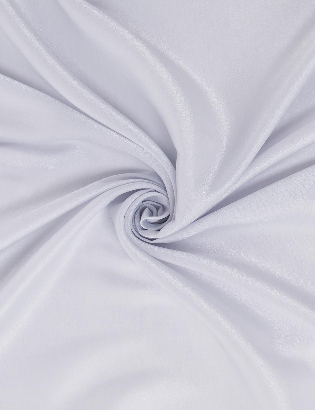 Jacquard Plain Scarf in Silver