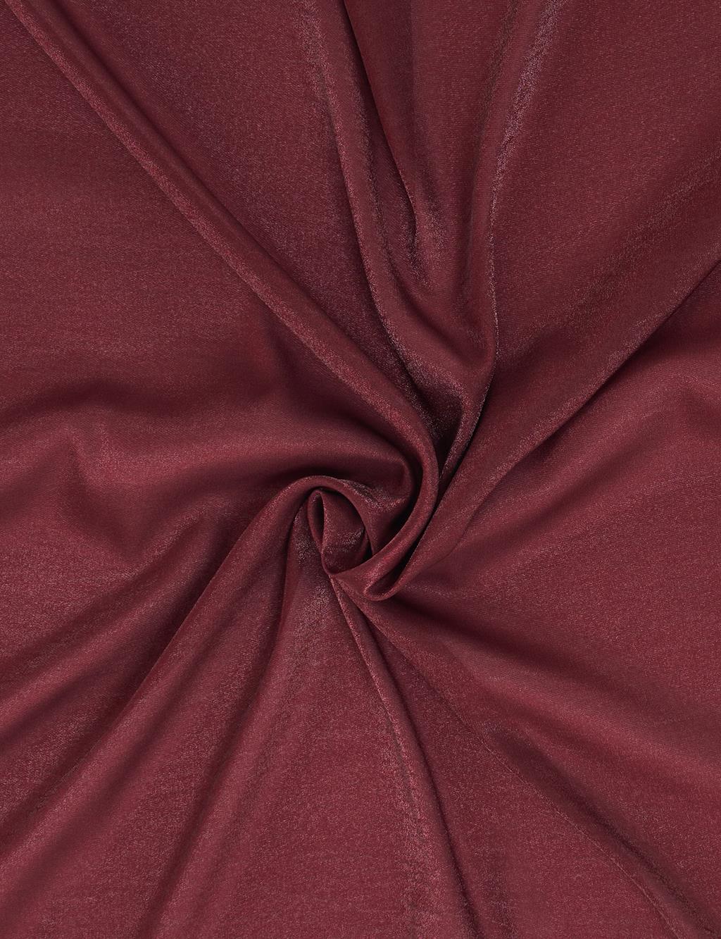 Jacquard Plain Scarf in Burgundy