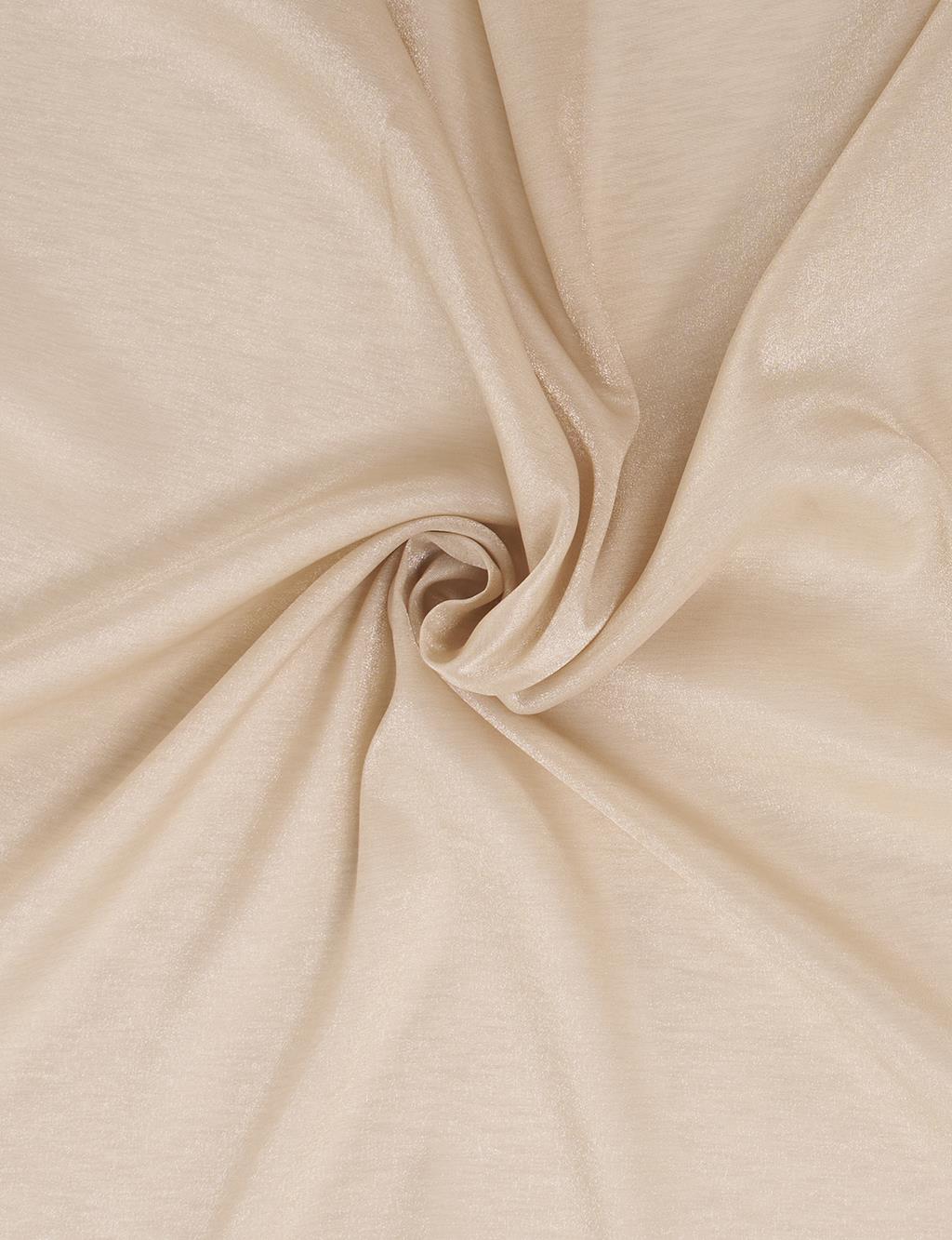 Jacquard Plain Scarf in Dark Beige