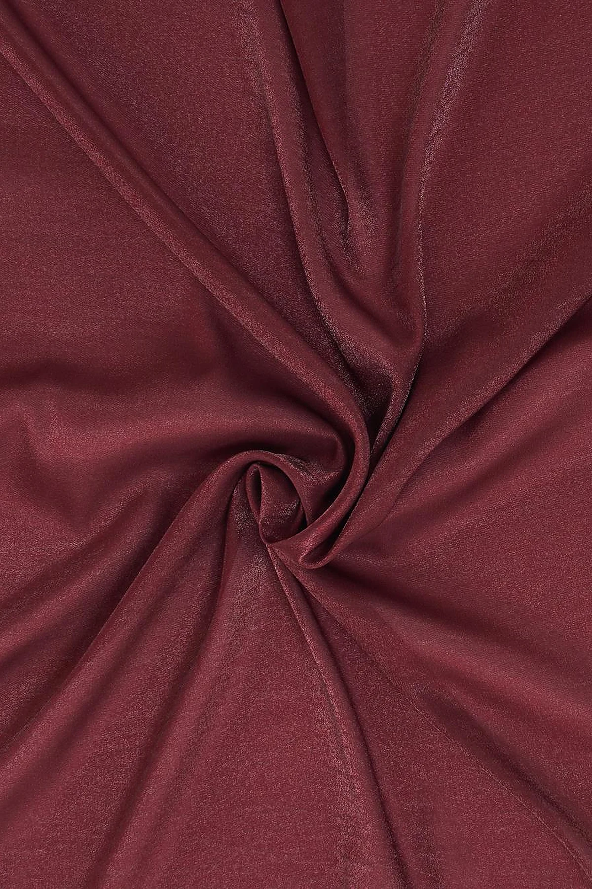 Jacquard Plain Scarf in Burgundy