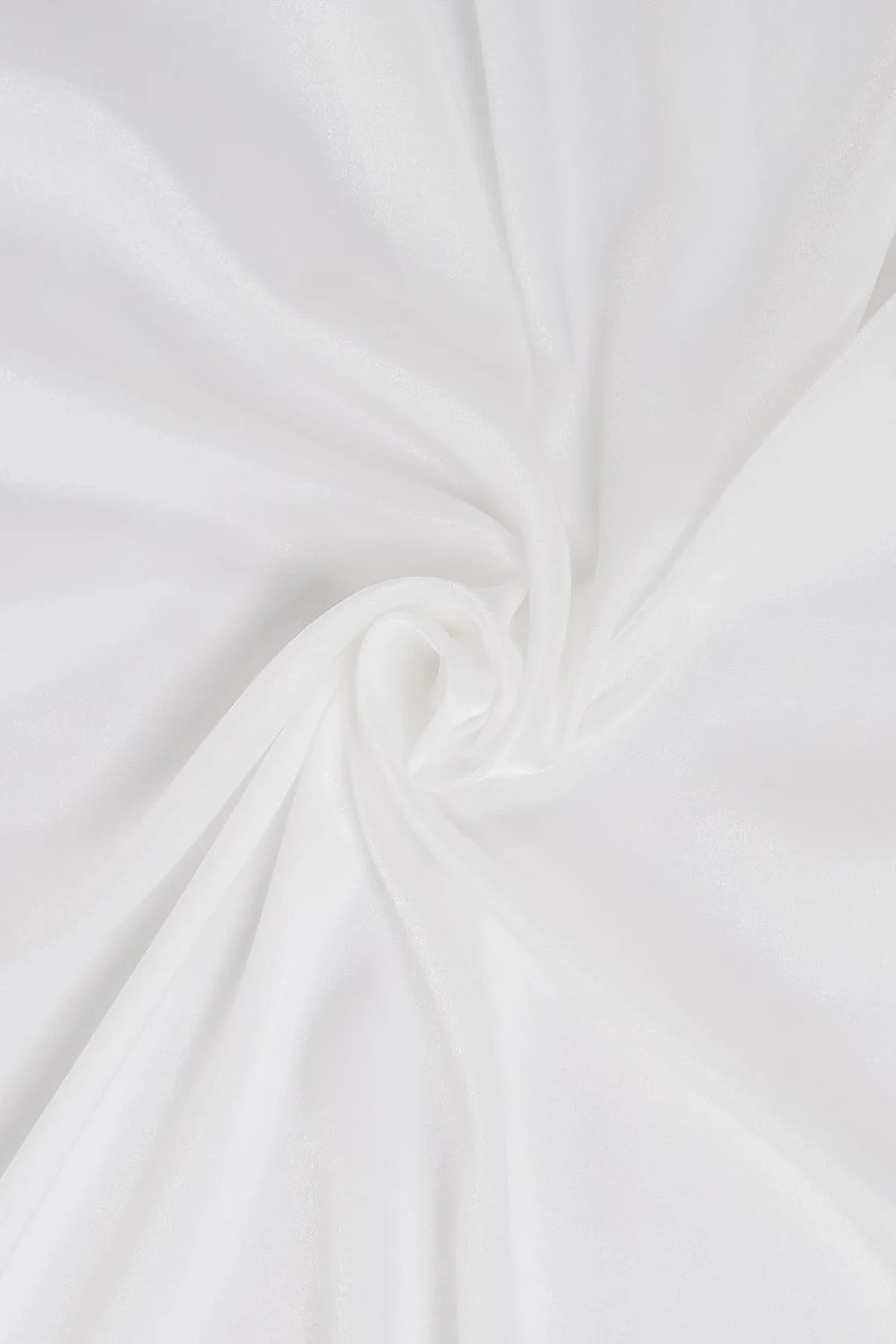 Jacquard Plain Scarf in Ecru
