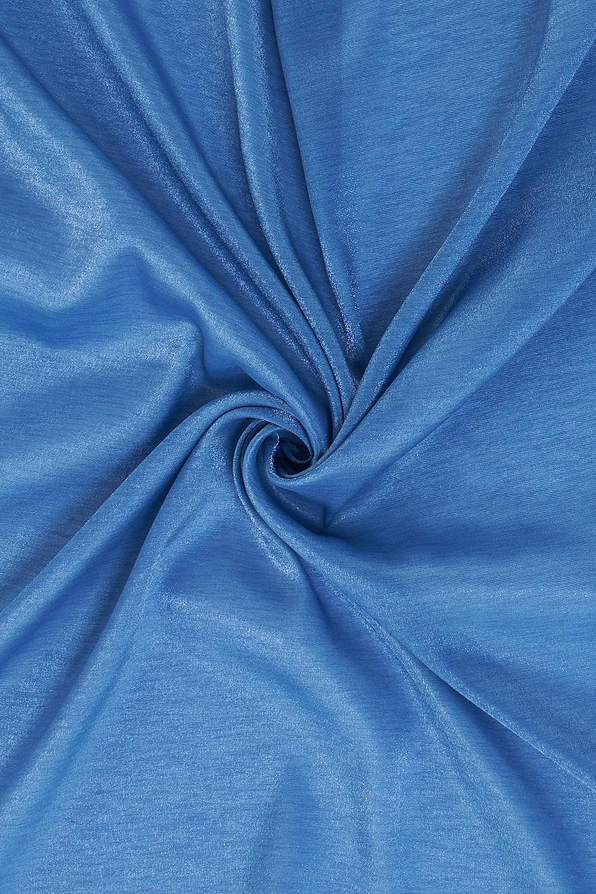 Jacquard Plain Scarf in Indigo