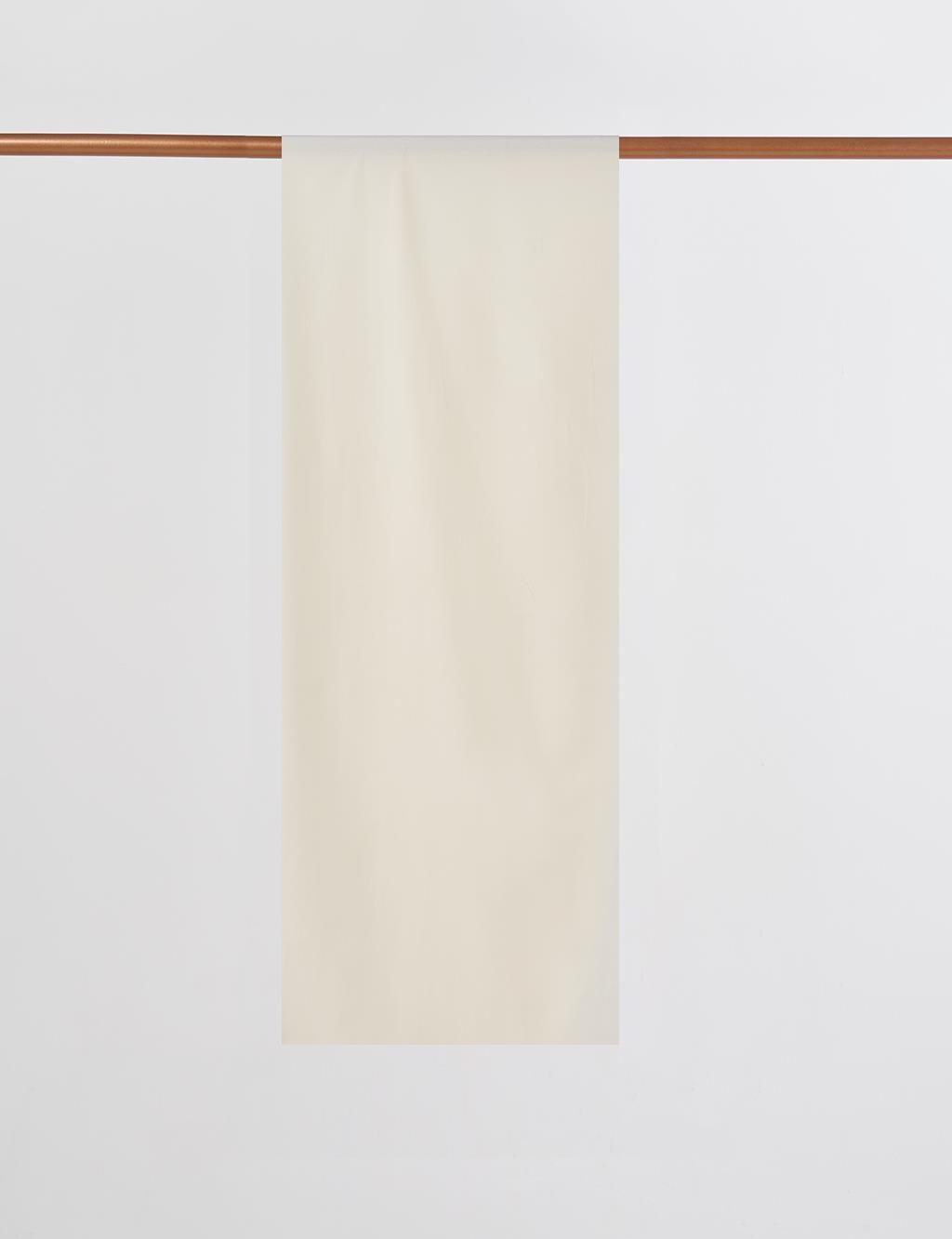 Basic Cotton-Silk-Blend Shawl Cream