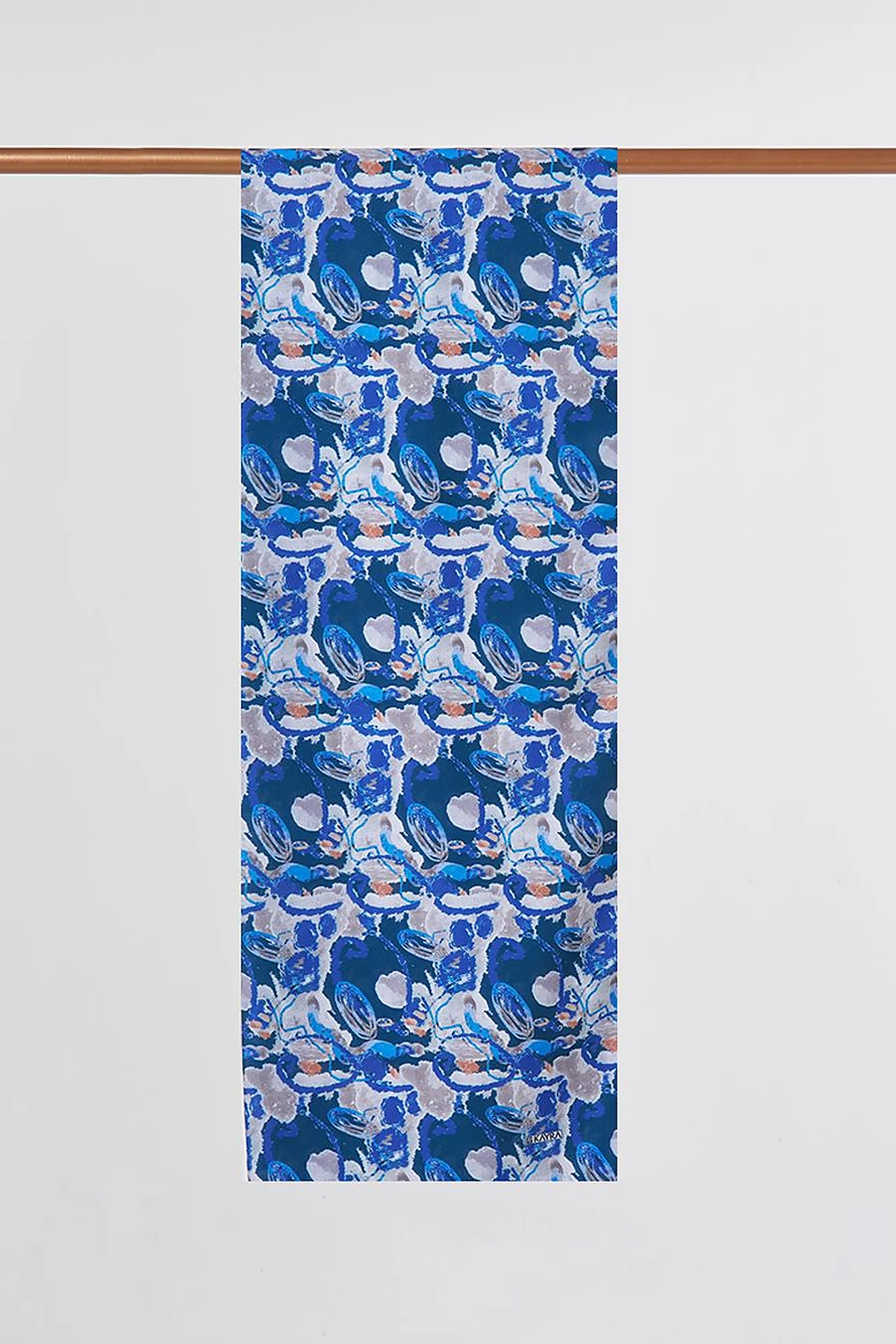 Batik Pattern Shawl in Indigo