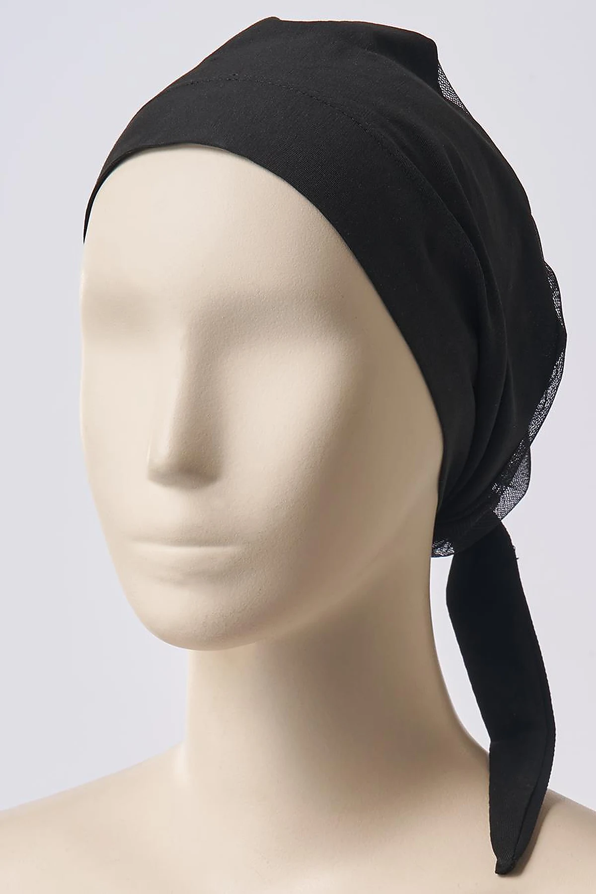 Tulle Detailed Bonnet in Black