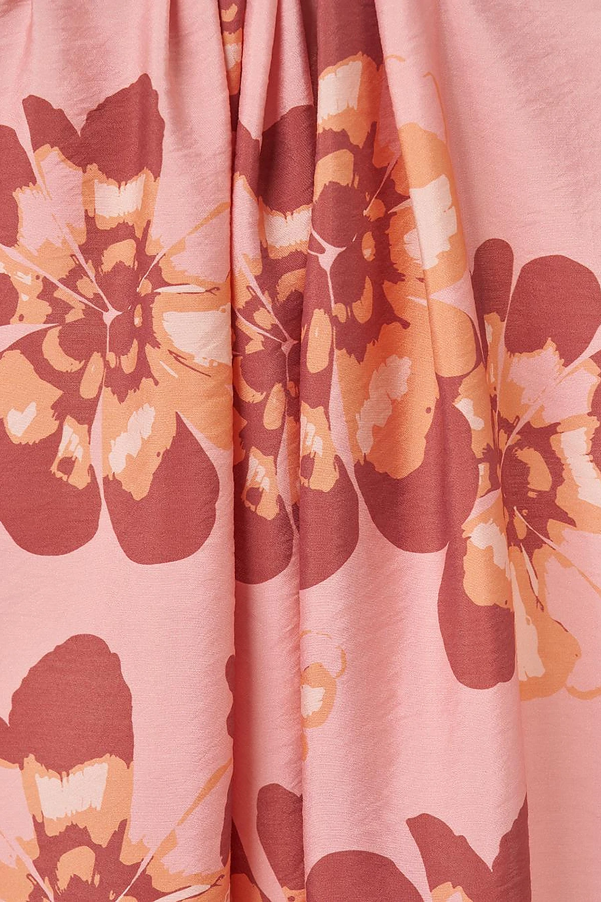 Multi-Floral Viscose Shawl in Pink