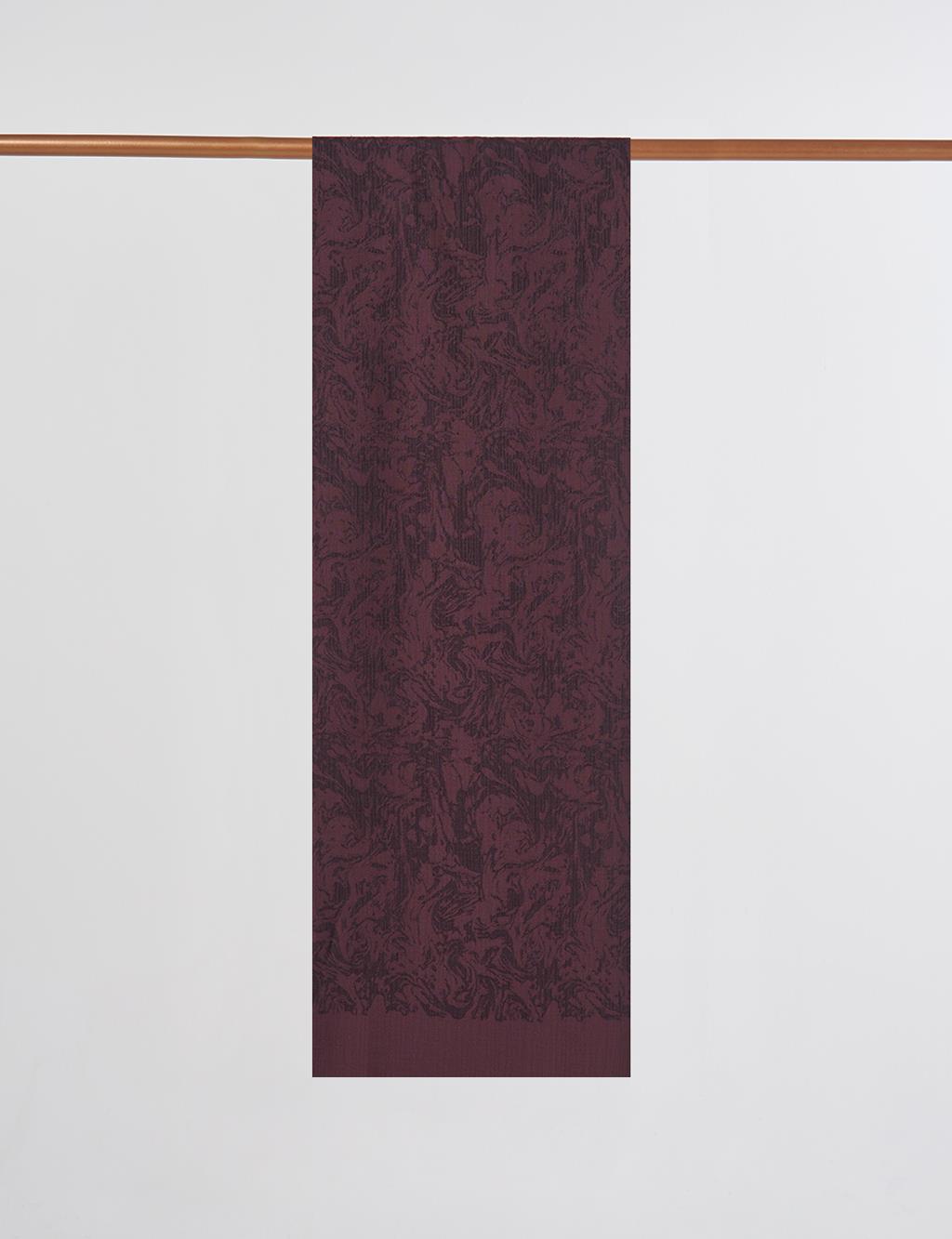 Brushed Flush Shawl in Bitter Coffee