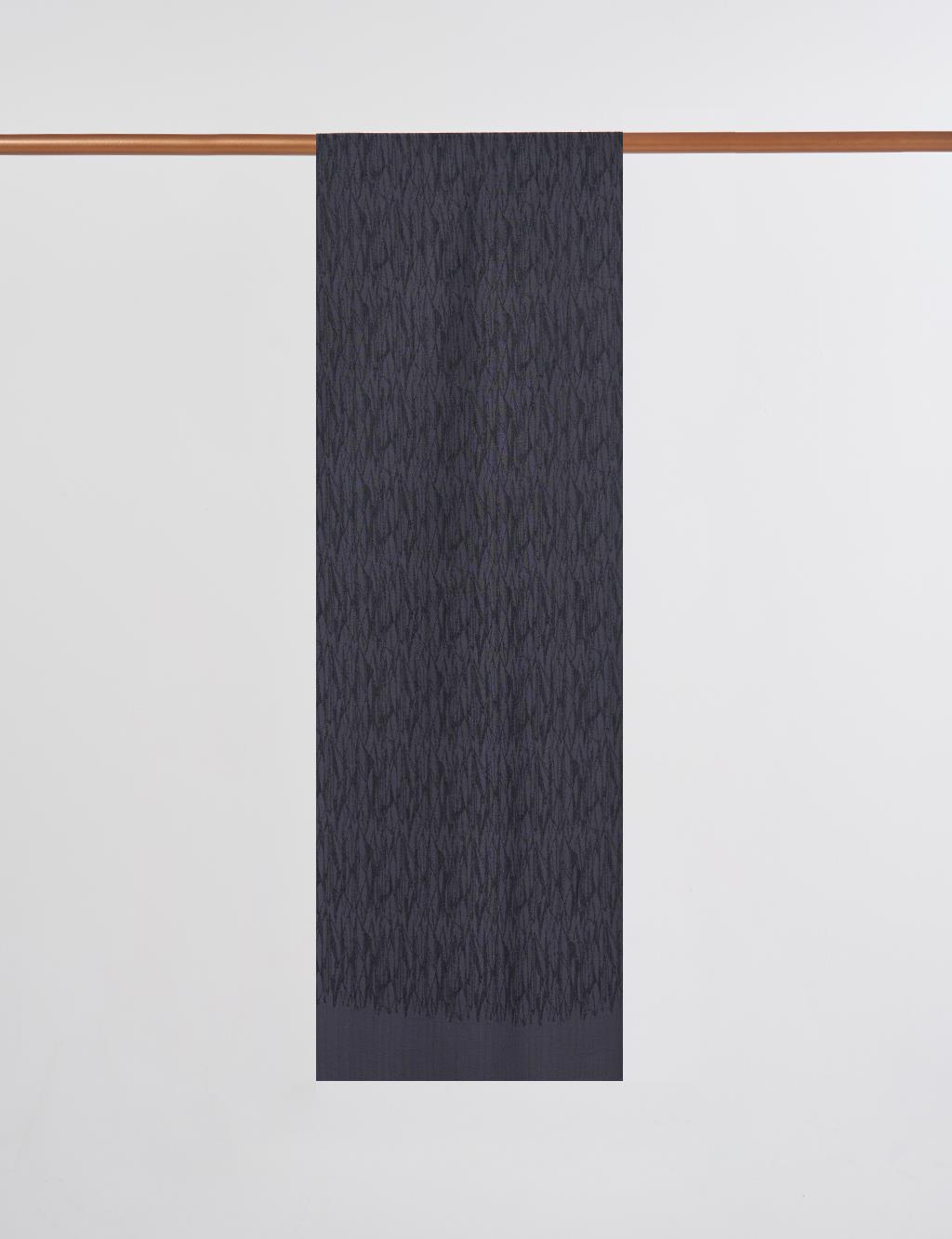 Patterned Floss Shawl in Black