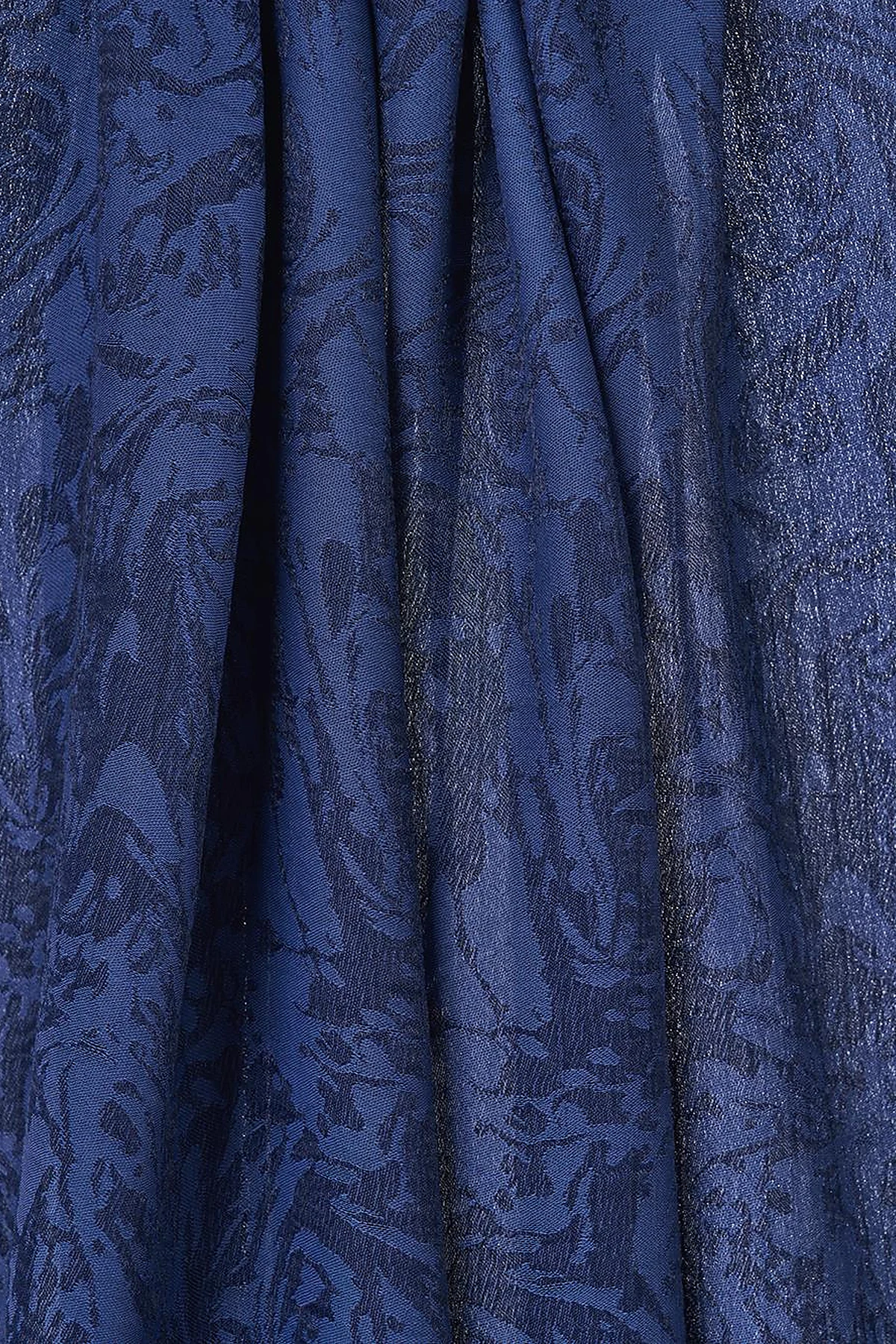 Brushed Flush Shawl in Navy Blue