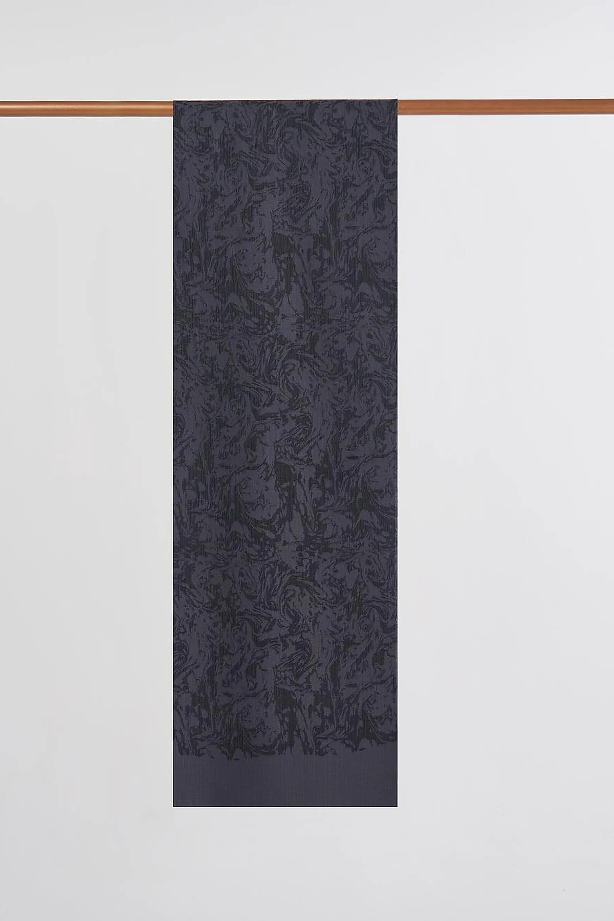 Brushed Flush Shawl in Black