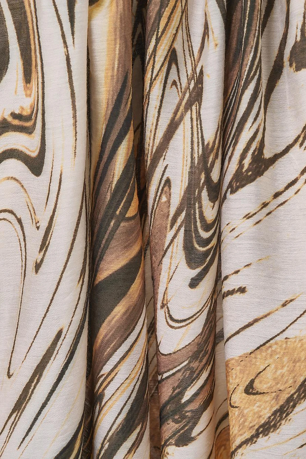 Brush Pattern Shawl in Mink