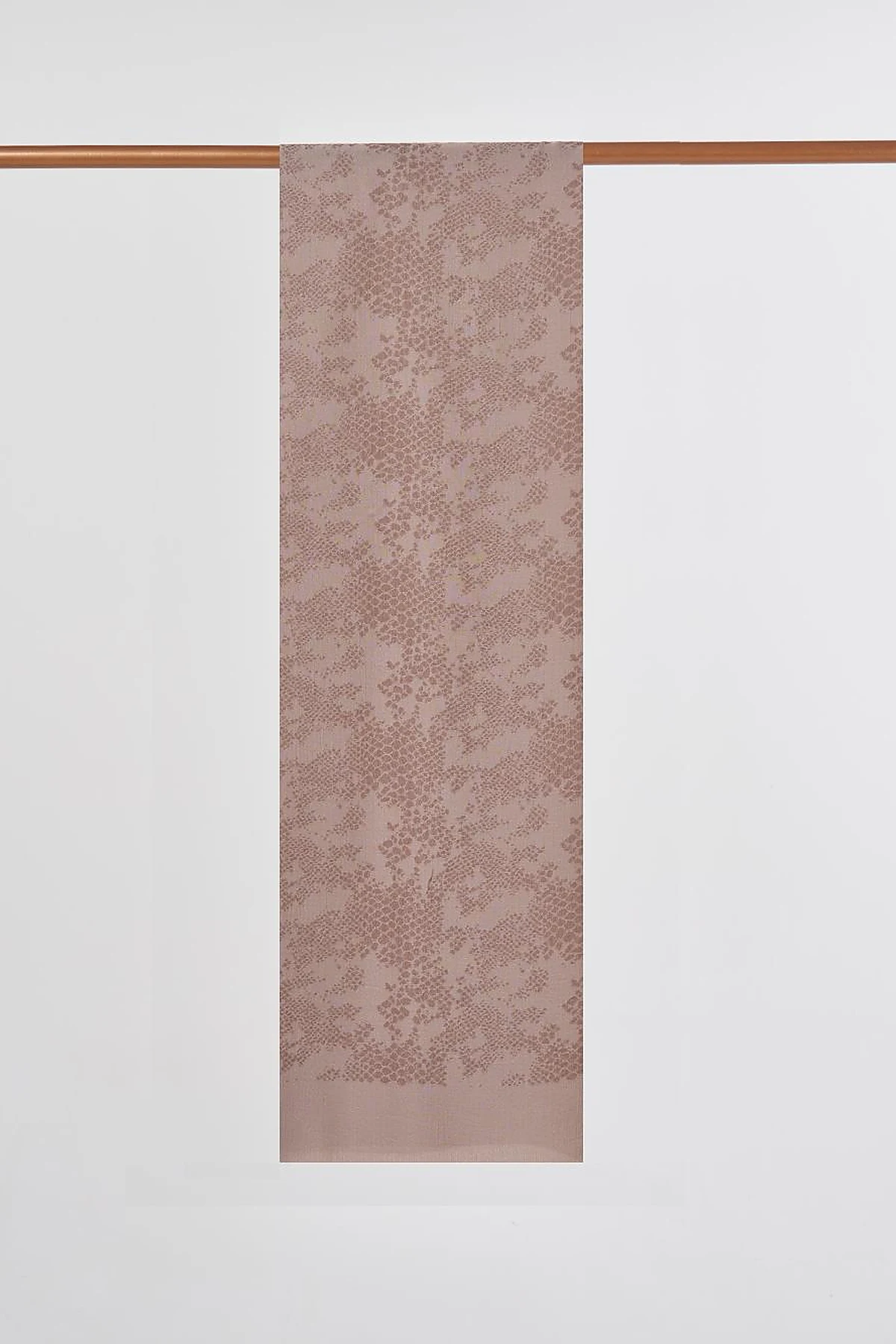 Abstract Flush Shawl in Beige