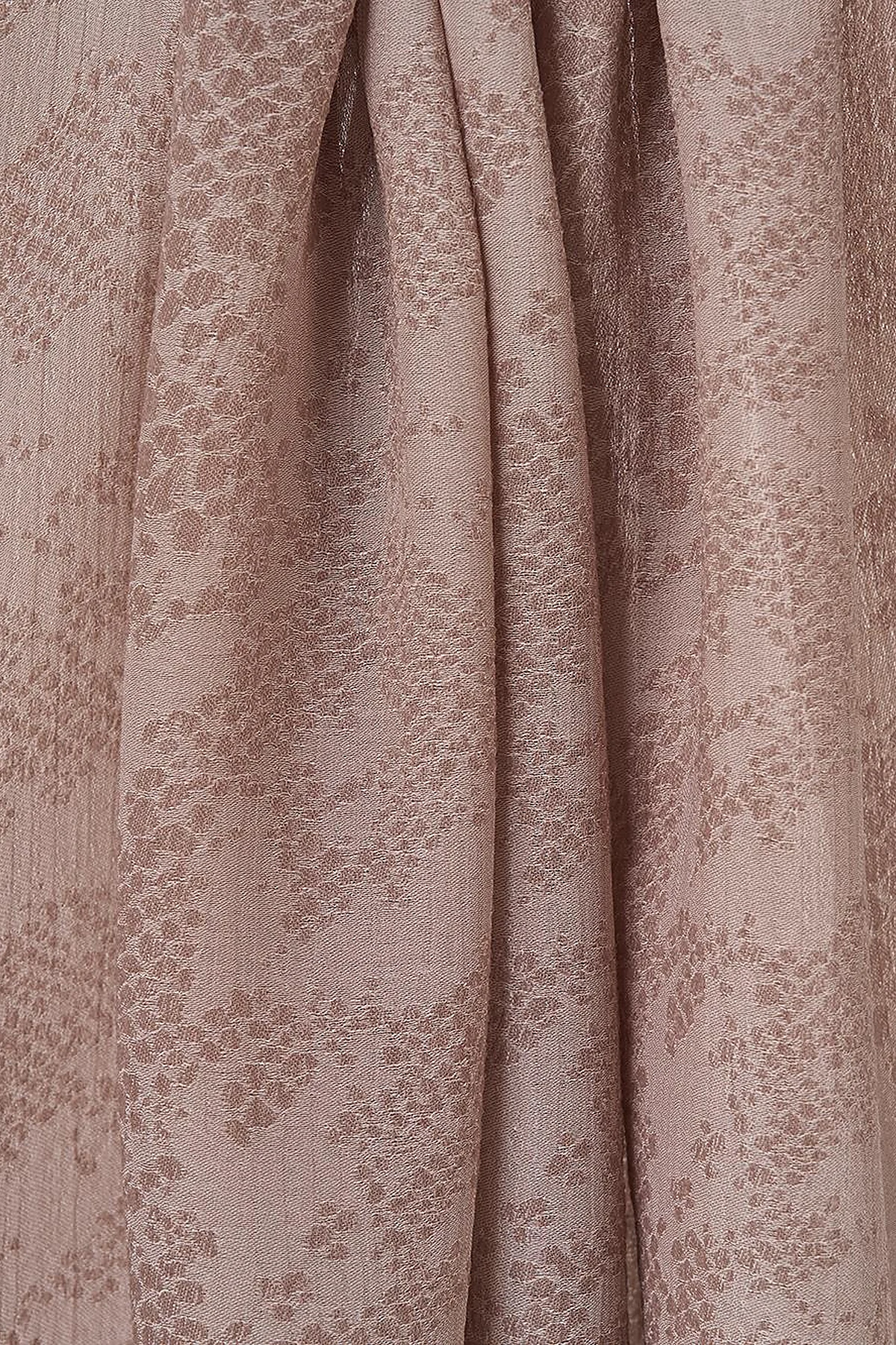 Abstract Flush Shawl in Beige