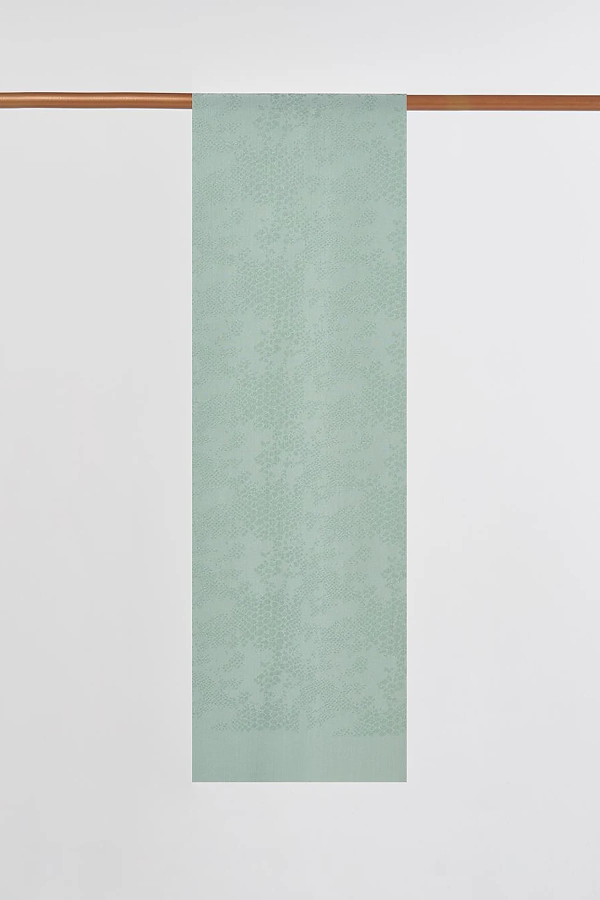 Abstract Flush Shawl in Mint