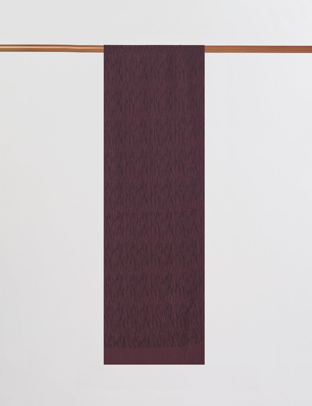 Patterned Flush Shawl in Bitter Coffee