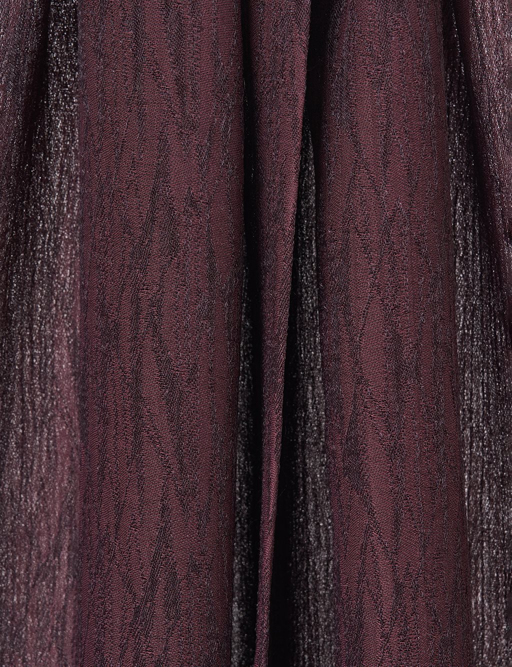 Patterned Flush Shawl in Bitter Coffee