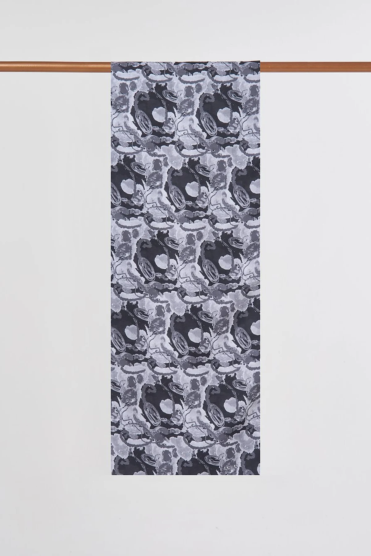 Batik Pattern Shawl in Black