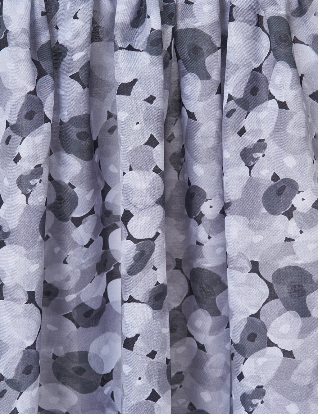 Abstract Pattern Shawl in Black