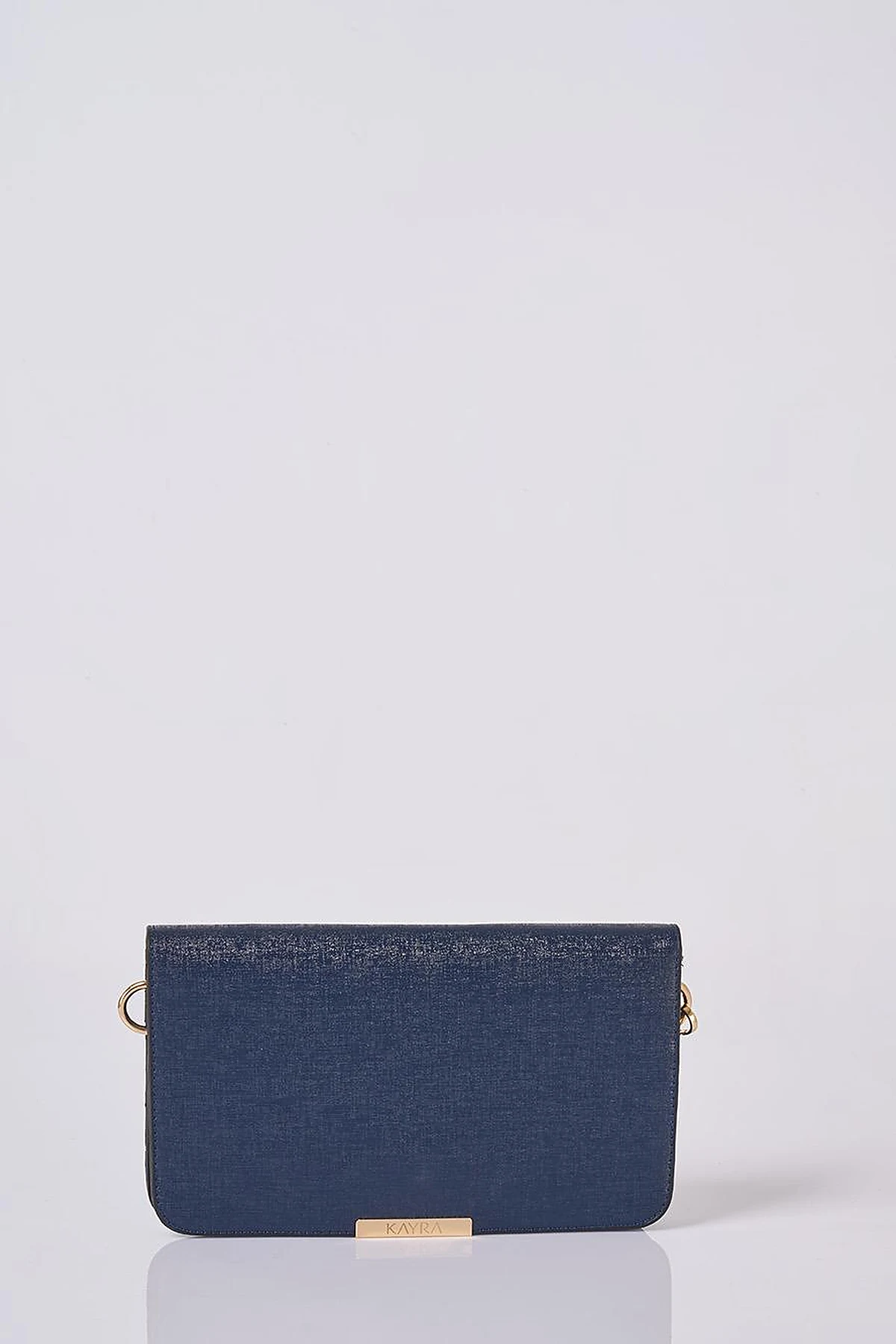 Flap Bag Wallet Navy Blue