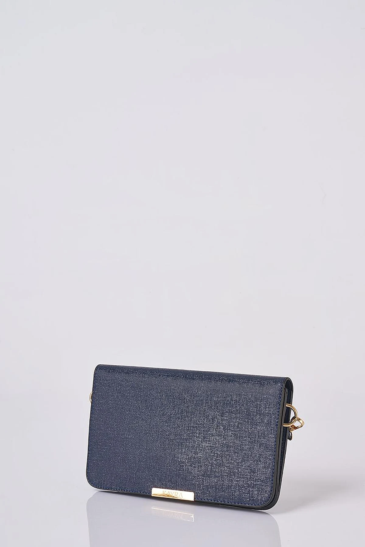 Flap Bag Wallet Navy Blue