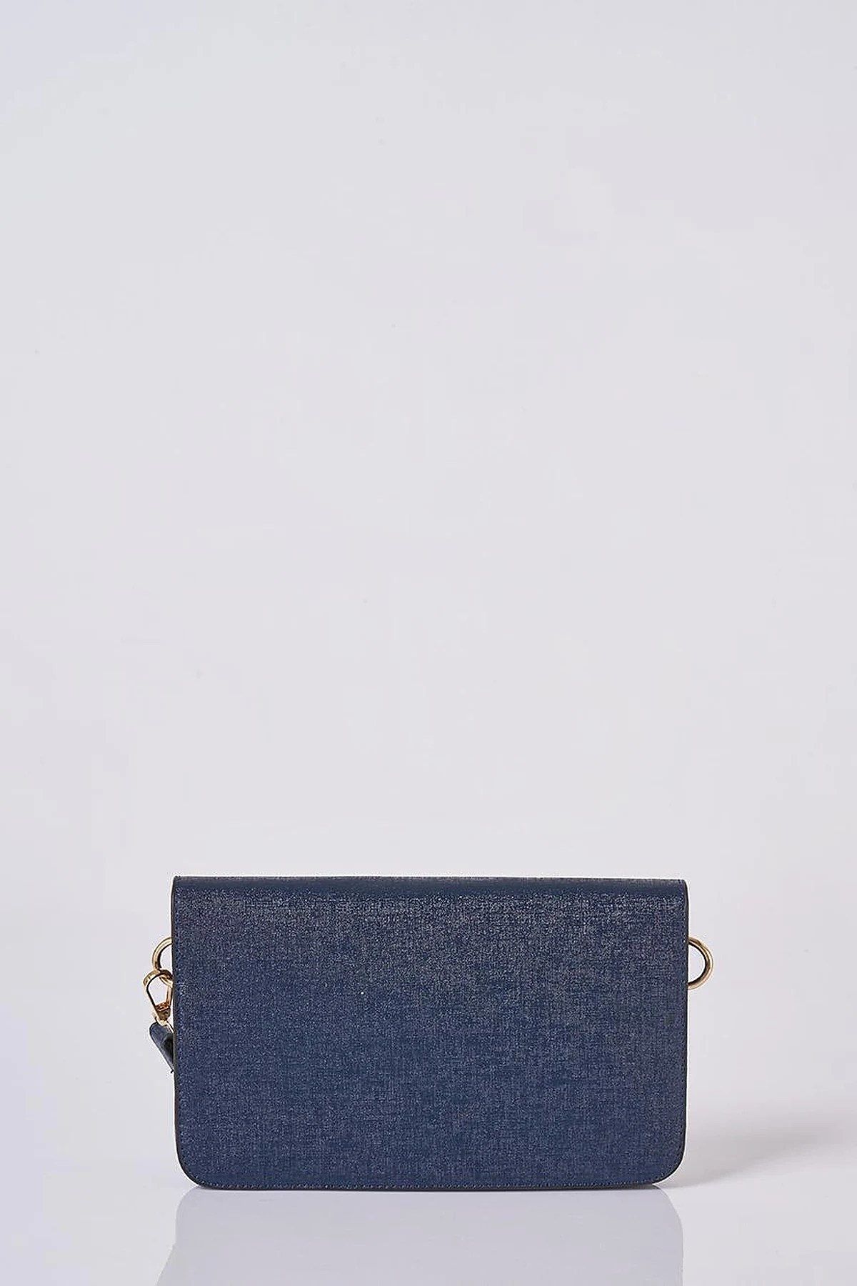 Flap Bag Wallet Navy Blue