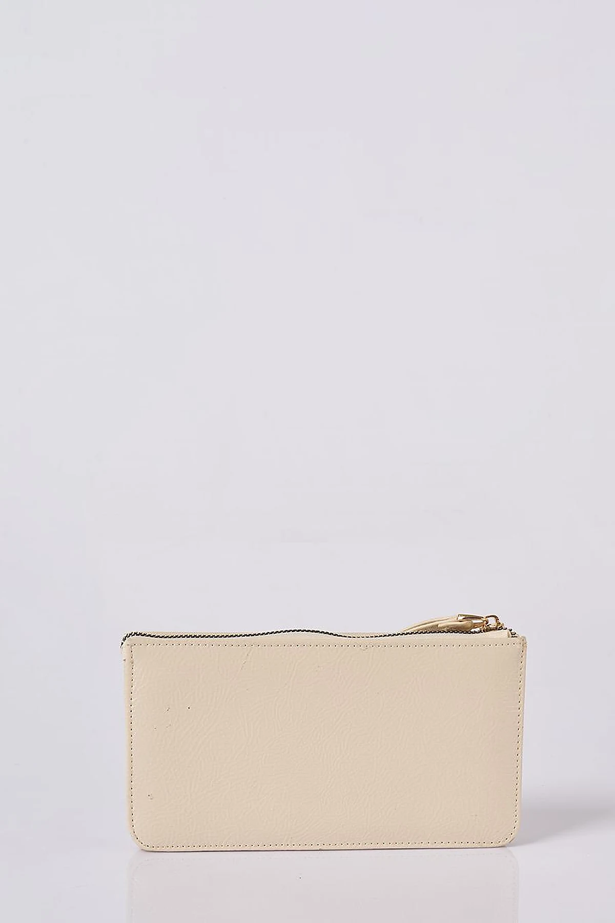 Logo Wallet in Cream