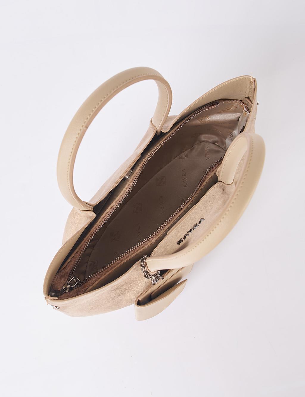 Puppy Suede Bag Dark Mink