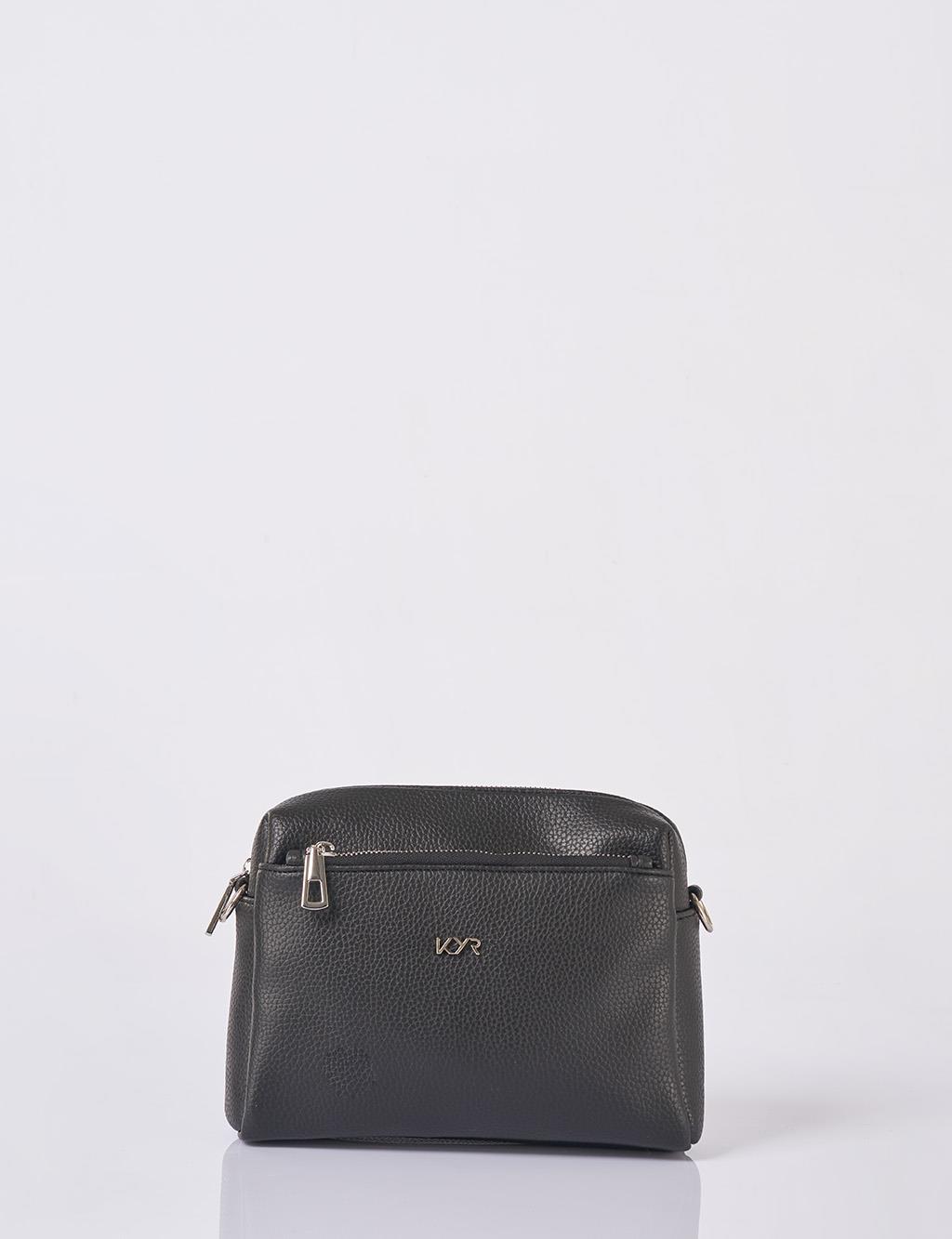 Logo Shoulder Bag in Black