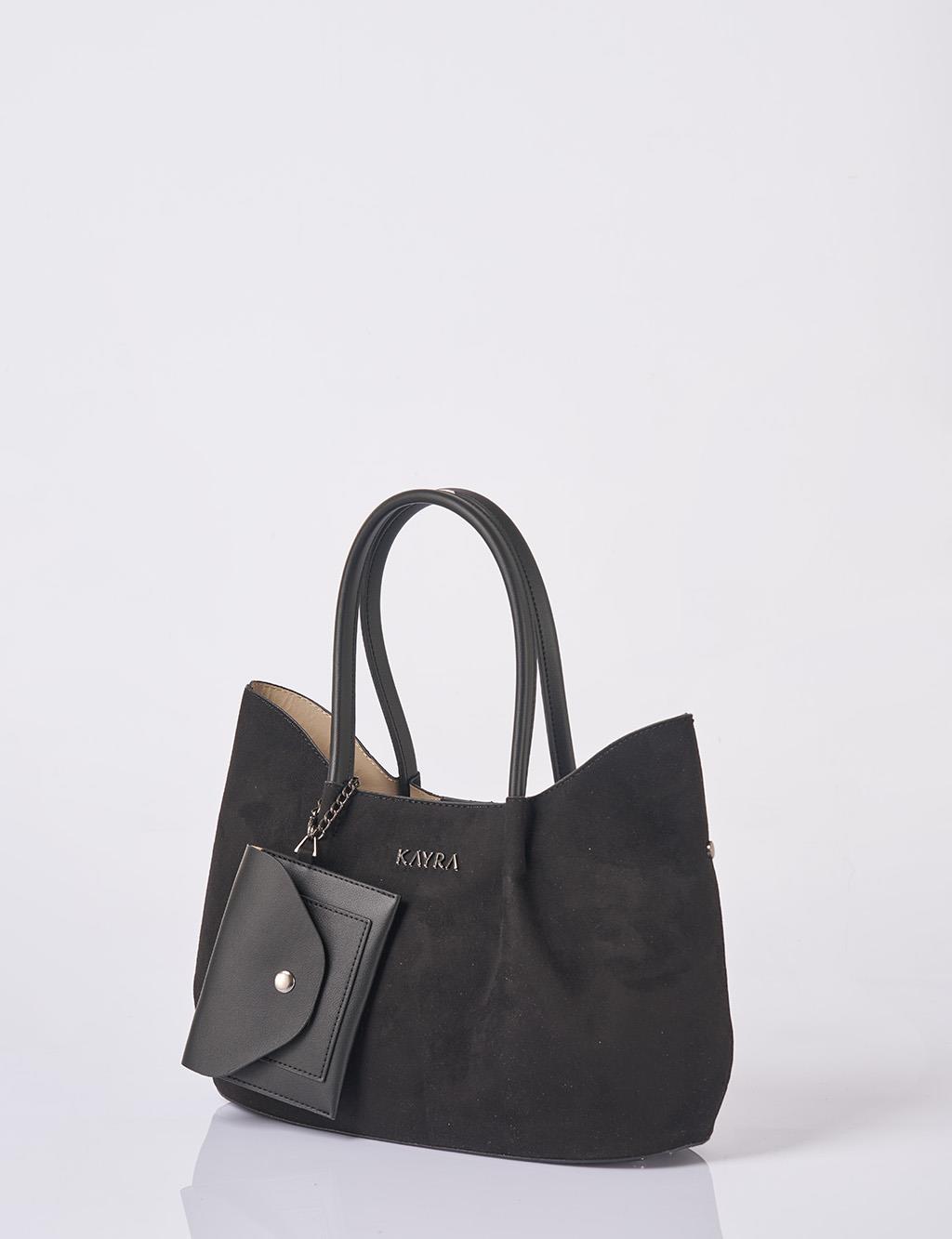 Puppy Suede Bag Black