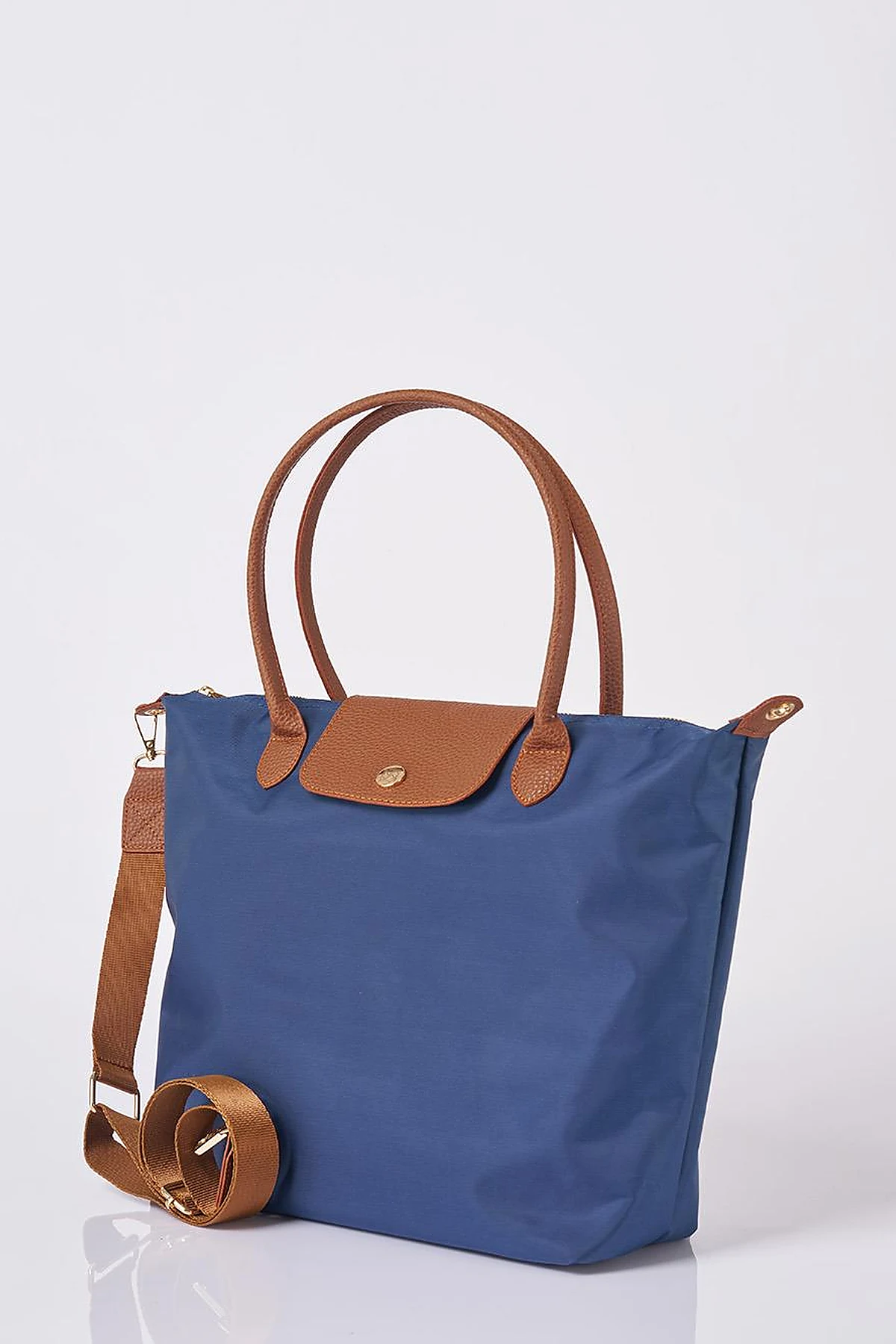 Large Fabric Bag Navy Blue