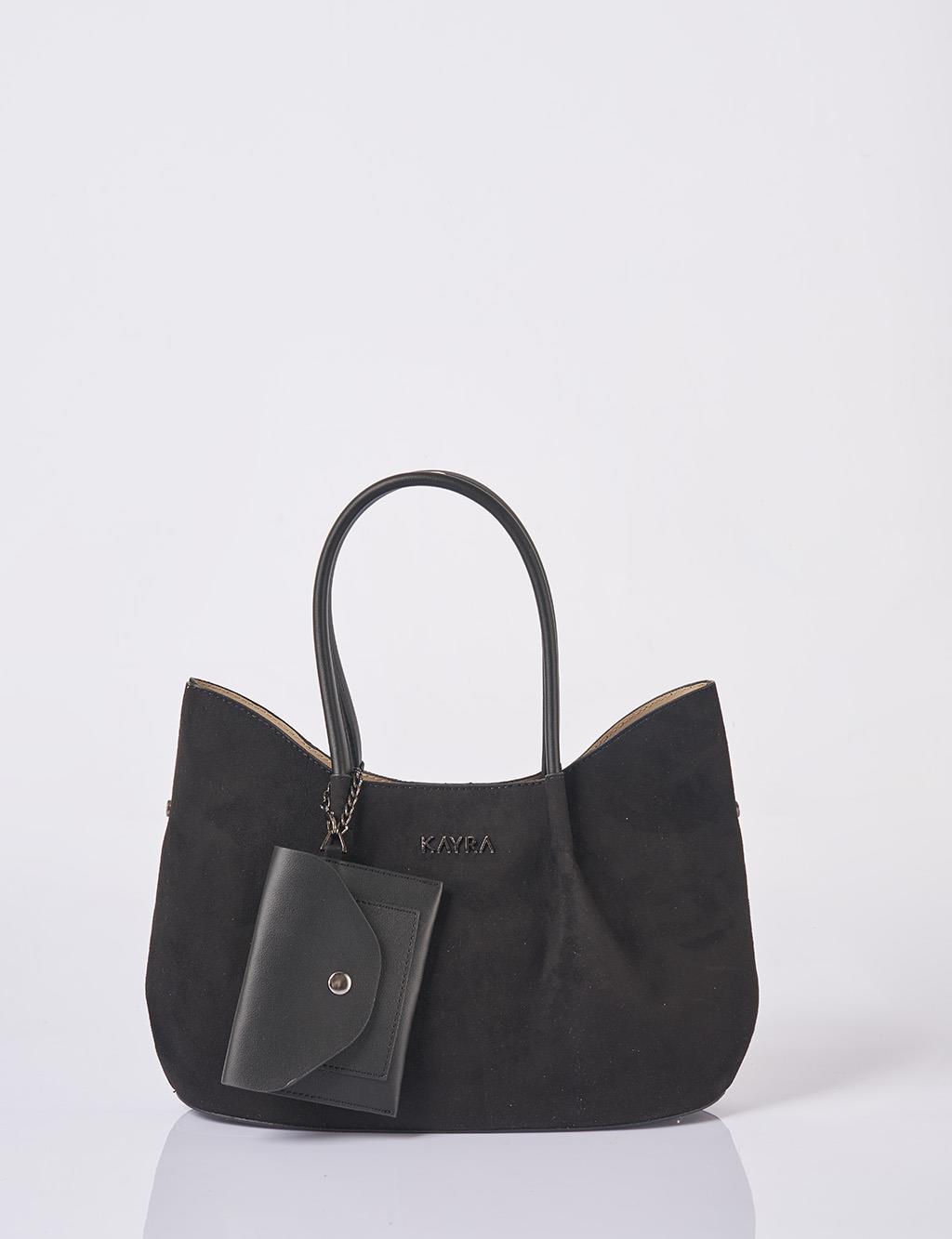 Puppy Suede Bag Black