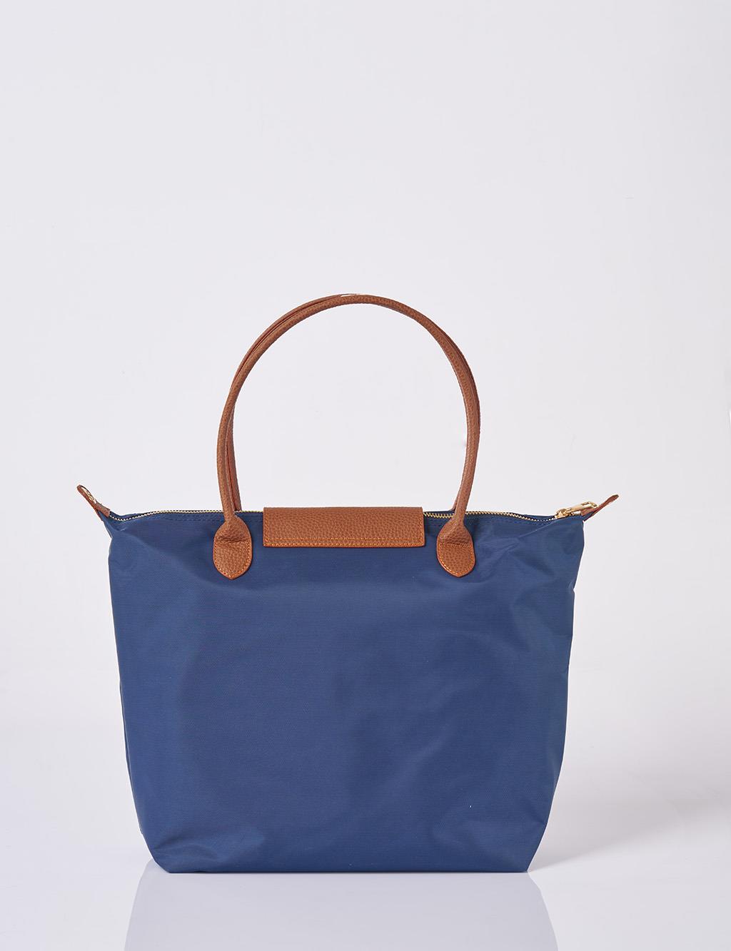 Large Fabric Bag Navy Blue