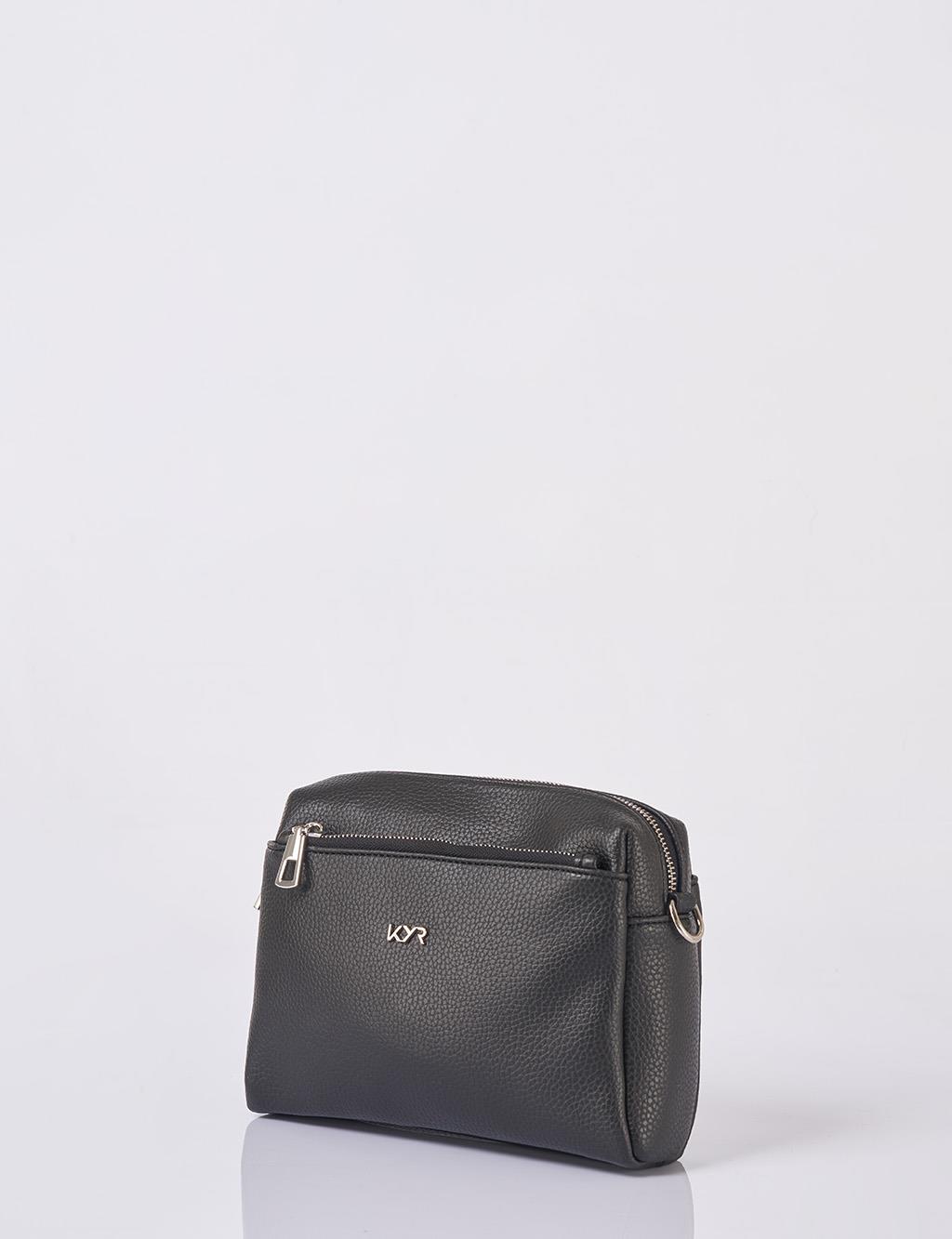 Logo Shoulder Bag in Black