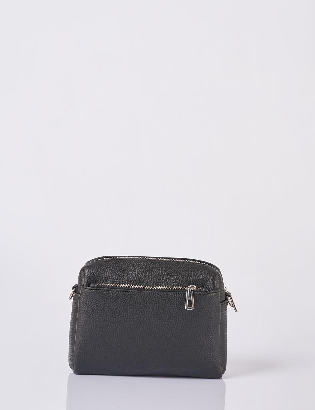 Logo Shoulder Bag in Black